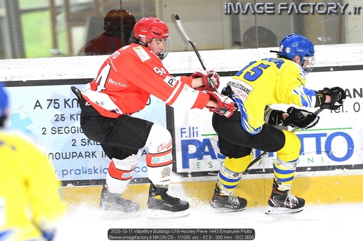 2020-10-11 Valpellice Bulldogs U19-Hockey Pieve 1443 Emanuele Piotto